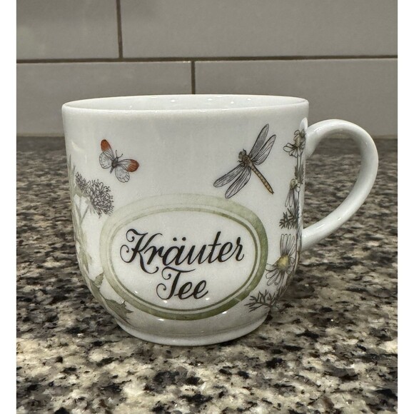 Bareuther Waldsassen Other - Vtg Bareuther Waldsassen Bavaria Germany Cup "Kräuter Tee" (herbal tea) Floral